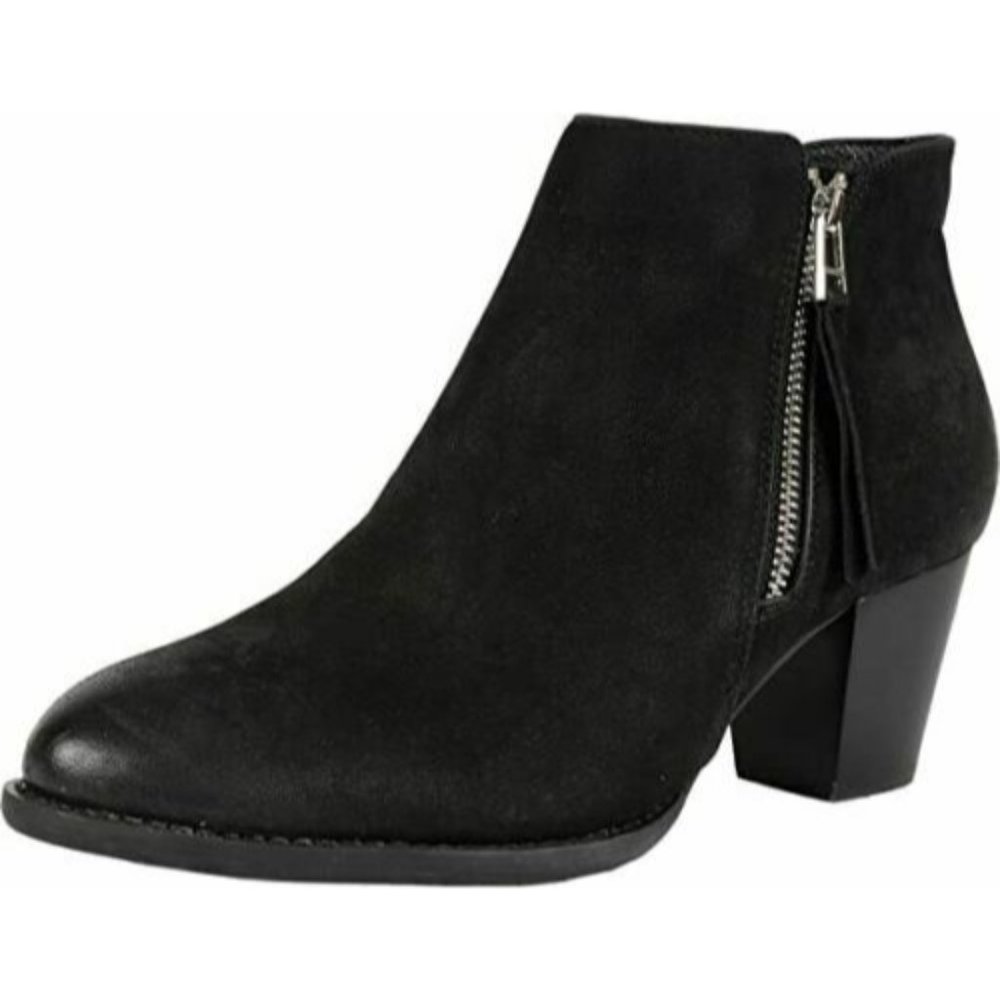 Vionic Women's Black Leather Ankle Boots US 9.5